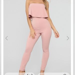 NEVER WORN! Pink jumpsuit